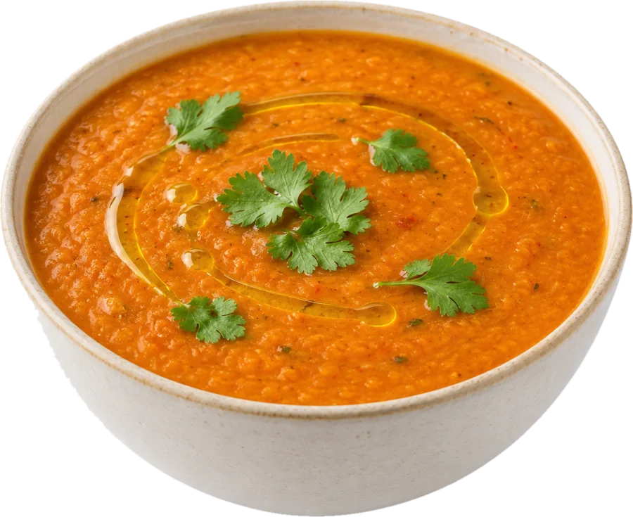 Red lentil soup